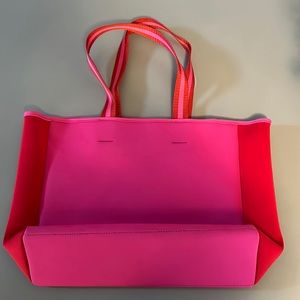 Summersalt neoprene pink/red tote bag